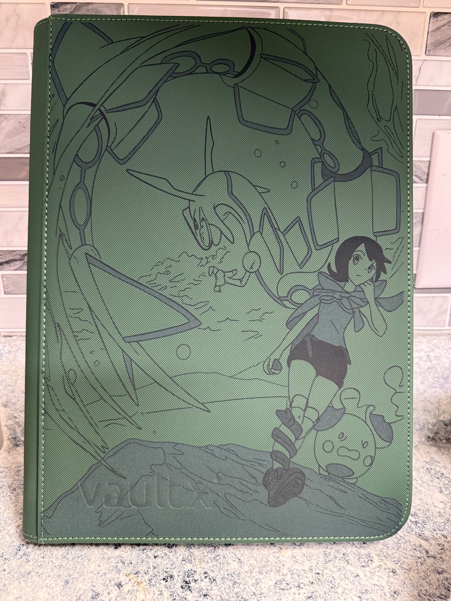 Forest Green vault x Rayquaza 9 pocket binder