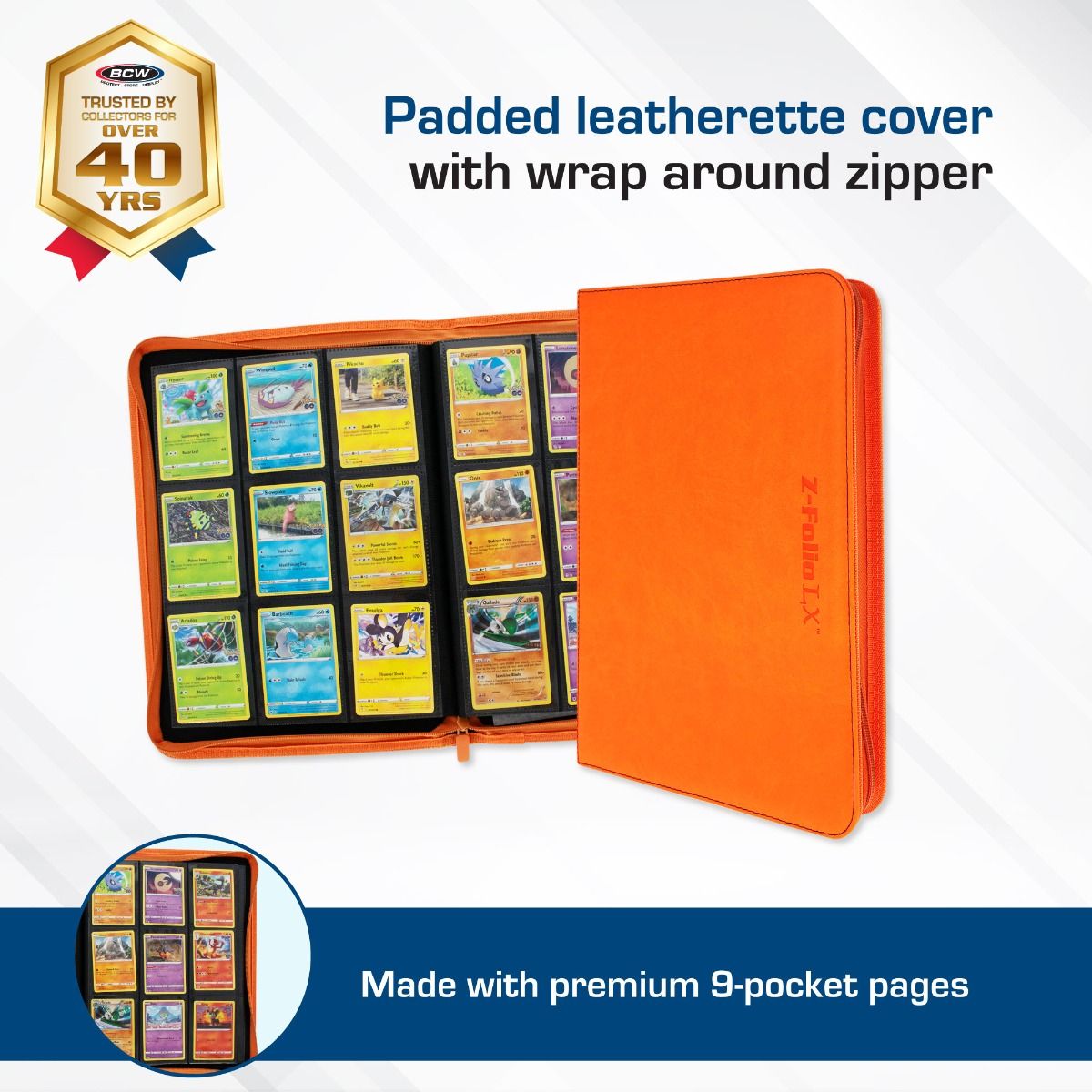 Z folio Black bolt Zekrom binder