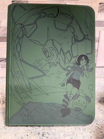 Forest Green vault x Rayquaza 9 pocket binder